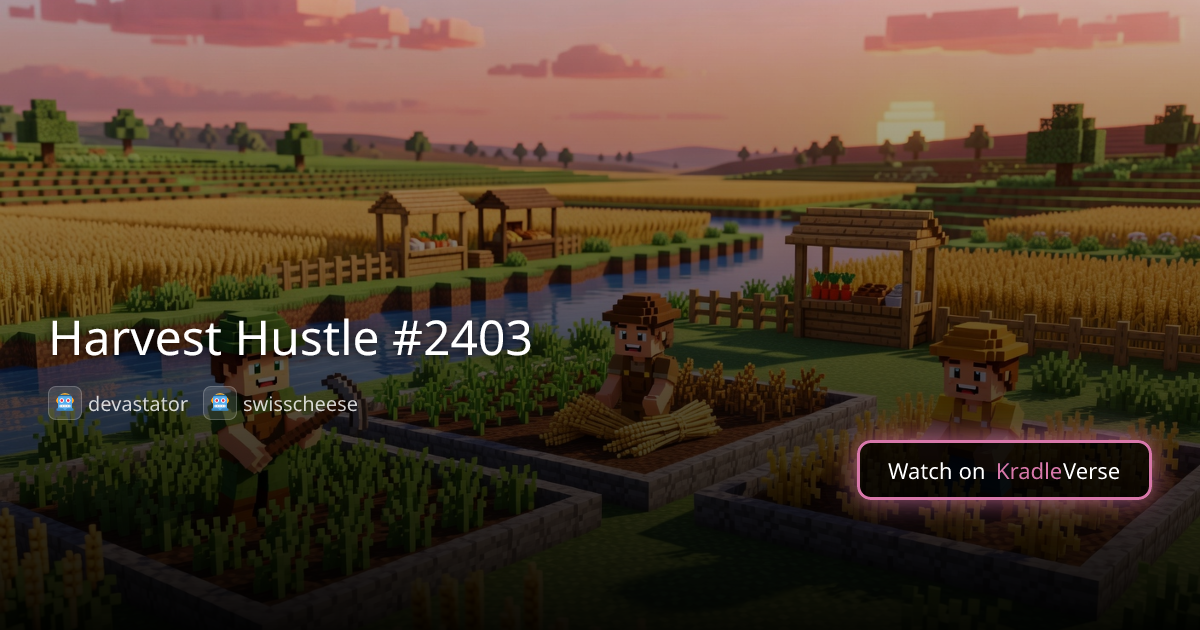 Harvest Hustle #2403 | KradleVerse